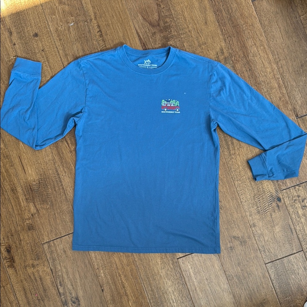 Southern Tide Blue Long Sleeve Tee